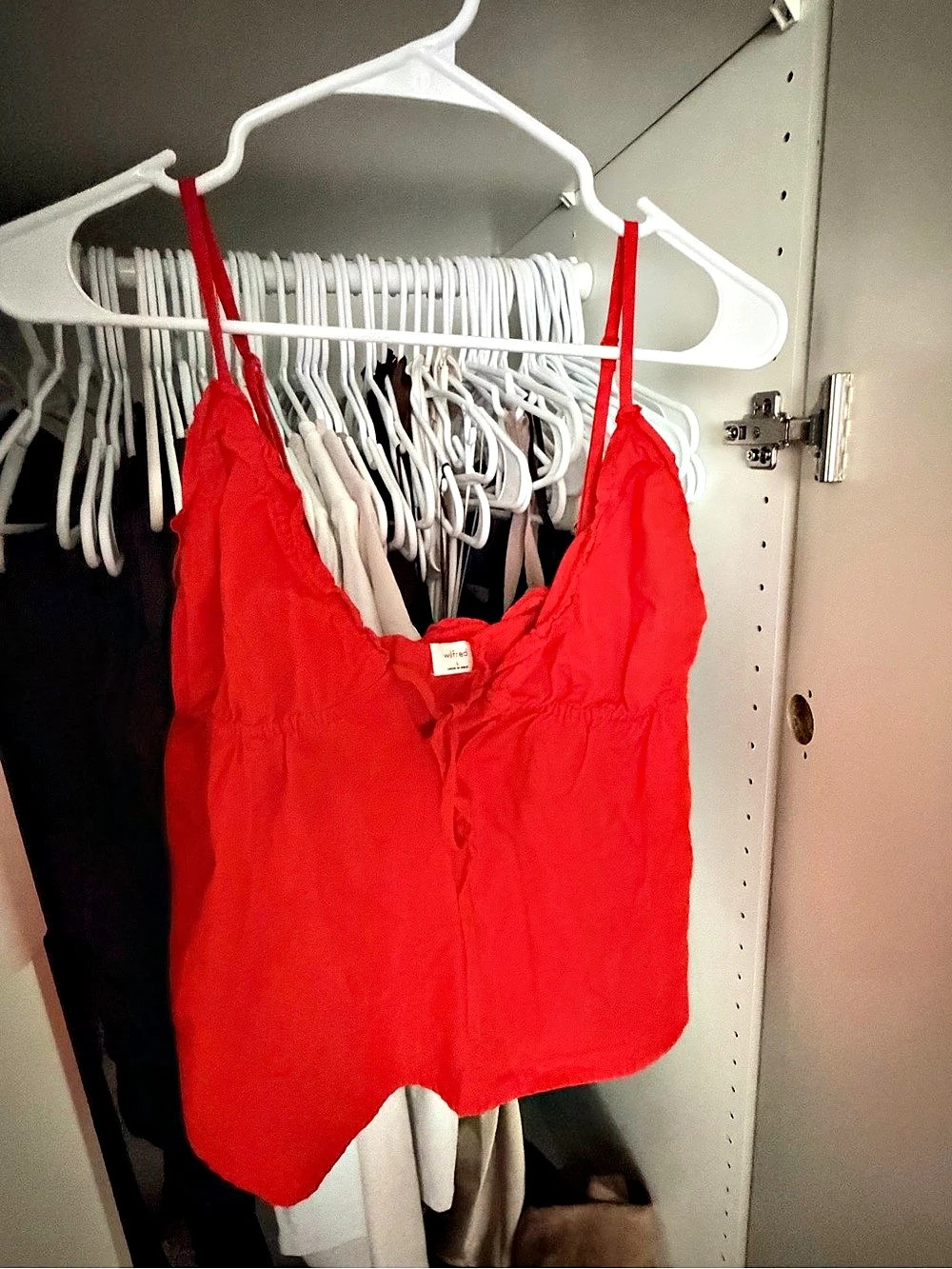 Aritzia Wilfred Amore Camisole Red